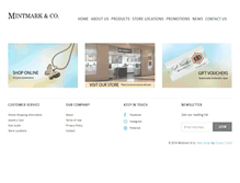 Tablet Screenshot of mintmark.com.sg